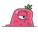 Stawberry Jello Impatient emoji