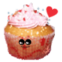 Cupcake Love emoji