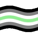 Prideflag Agender Animated emoji
