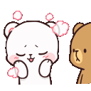 Luva Rose Bearpunch emoji