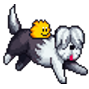 Hairy Dog Knuddels emoji