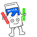 Milk Dancing Glowsticks emoji