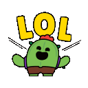 Cactuslaugh emoji