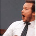 Andy Dwyer Amazed emoji