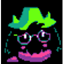 Ralsei Moan emoji