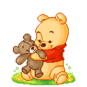 Pooh Stuffiehug emoji