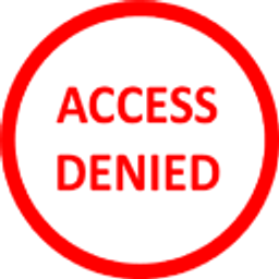 Access Denied emoji