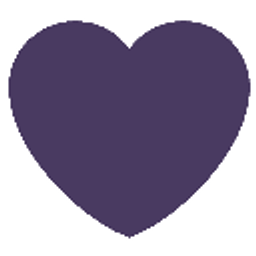 Purple Heart Simple emoji