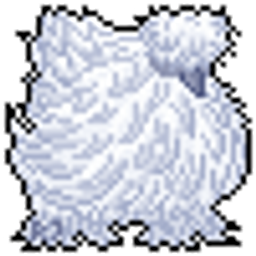Lavender Silkie Hen emoji