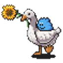 Knuddels Goose Flower emoji