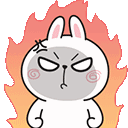 Angry Girlbun emoji