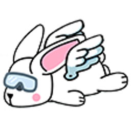 Flying Bunny emoji