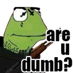 Areyoudumb emoji