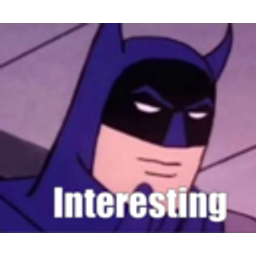 Batman Interesting emoji