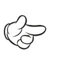 Pointright emoji