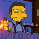 Flamingmoe Simpsons emoji