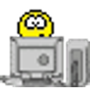 Computer Sweat emoji