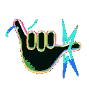 A Hangloose emoji