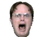 Ahhhhh Dwight emoji