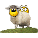 Sheep Smiley emoji
