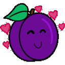Plum Love emoji