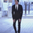 Confident Walking Suit emoji