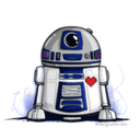 R2d2 Love emoji