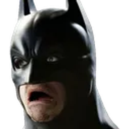 Batman Scared emoji