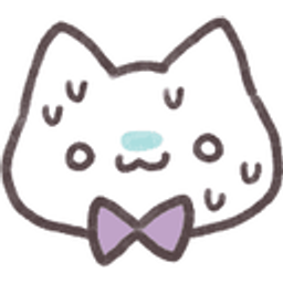 Whitecatscaredsweat emoji