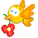 Bird Flower emoji