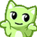 Kitty Shrug emoji