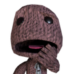 Sackboy Gasp Small emoji