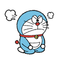 Doraemon Angry Frustrated emoji