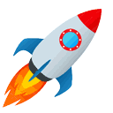 Stockrocket emoji