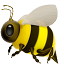 Bee Intensifies emoji