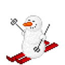 Snowman Skiing emoji