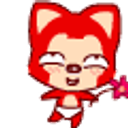 Fox Flower emoji