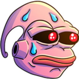 Buu Pepe Sweat emoji