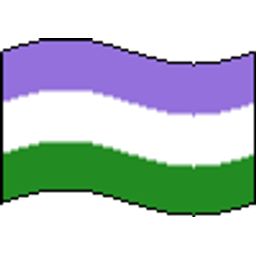 Prideflag Genderqueer Wave emoji