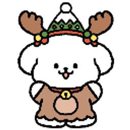 Xmas Puppy6q emoji