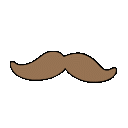 Mustache Curl emoji