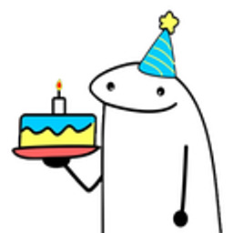 Bdayflork emoji