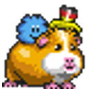 Hamster Knuddels With Hat emoji