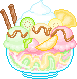 Fruity Sundae emoji