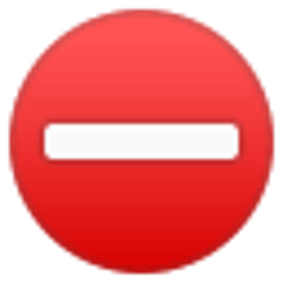 No Entry emoji
