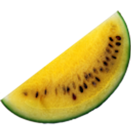 Yellow Watermelon emoji