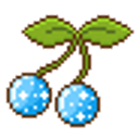 Blue Cherries emoji