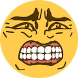 Awkward Grimace Teeth emoji