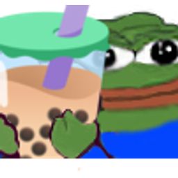 Pepe Loves Bubble Tea emoji