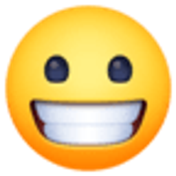 Grinning emoji